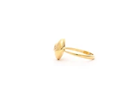 Onyx + Cz Evil Eye Ring