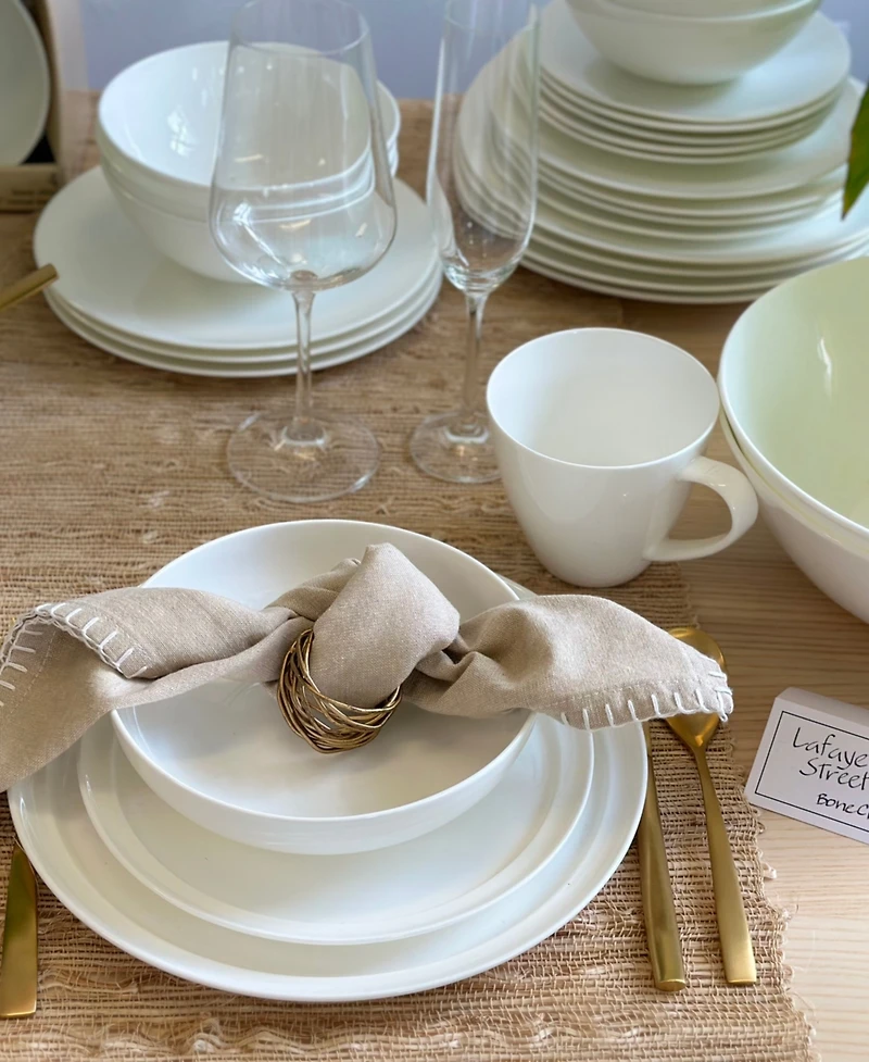 Euro Ceramica Lafayette Street 12 Pc. Dinnerware Set, Service for 4