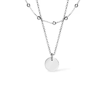 Ana Luisa Coin Necklace Set - Willow Silver