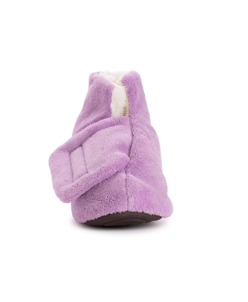 Muk Luks Women's Faux Fur Lined Bootie Slippers