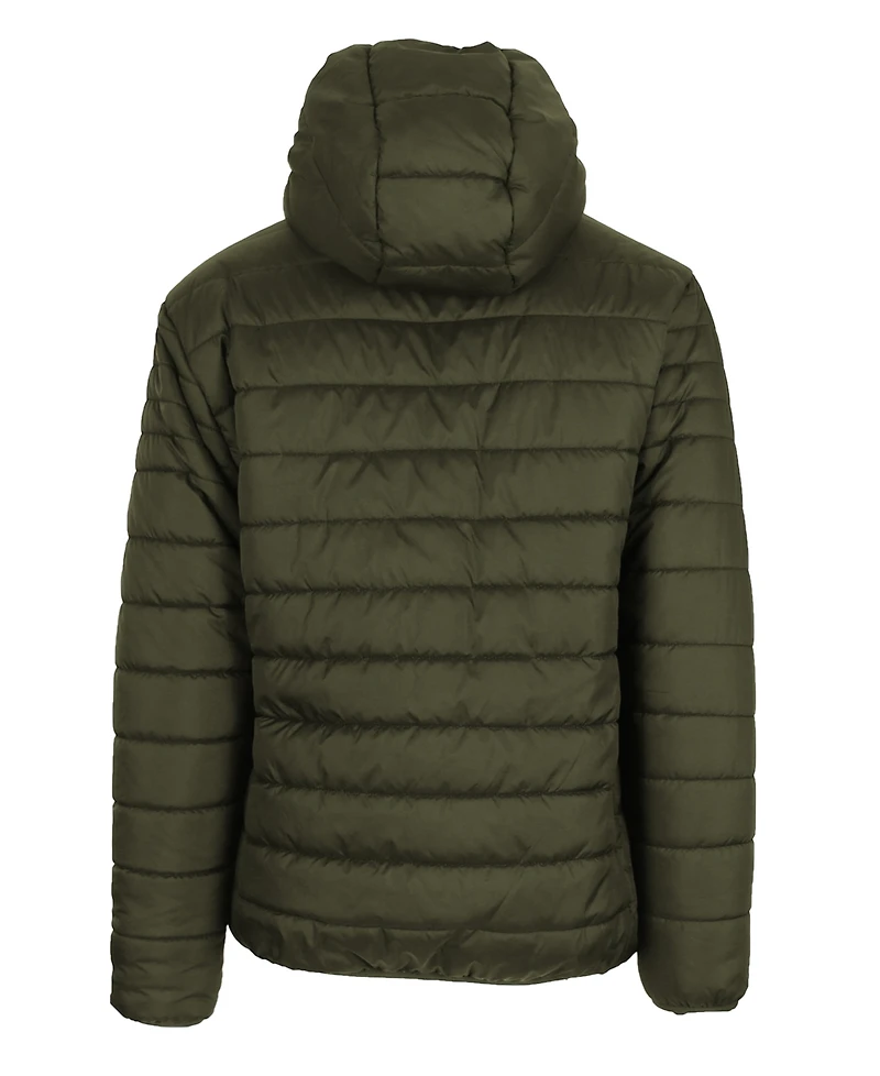 Spire By Galaxy Men's Sherpa Lined Hooded Puffer Jacket
