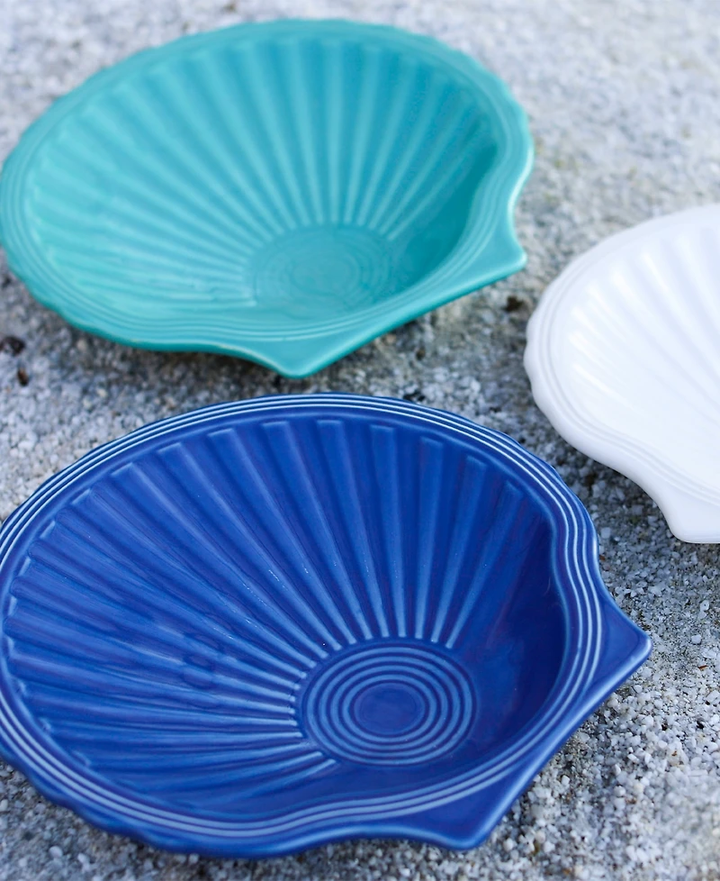 Fiesta Coastal Shell-Shaped Plate