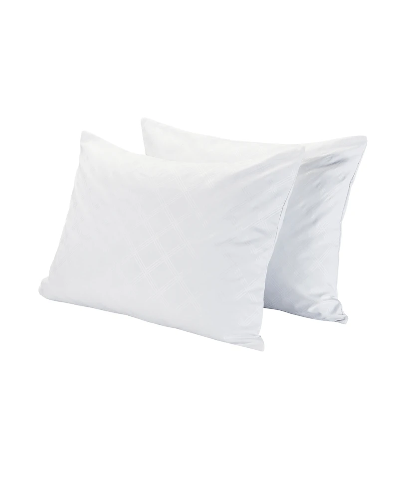 Vibe Embossed Gel-Infused Memory Foam Cluster 2-Pack Pillow, Standard