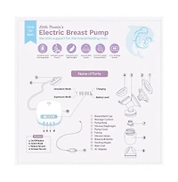 Little Martin's Electric breast Milk Pump for feeding, Rechargeable Battery Travel