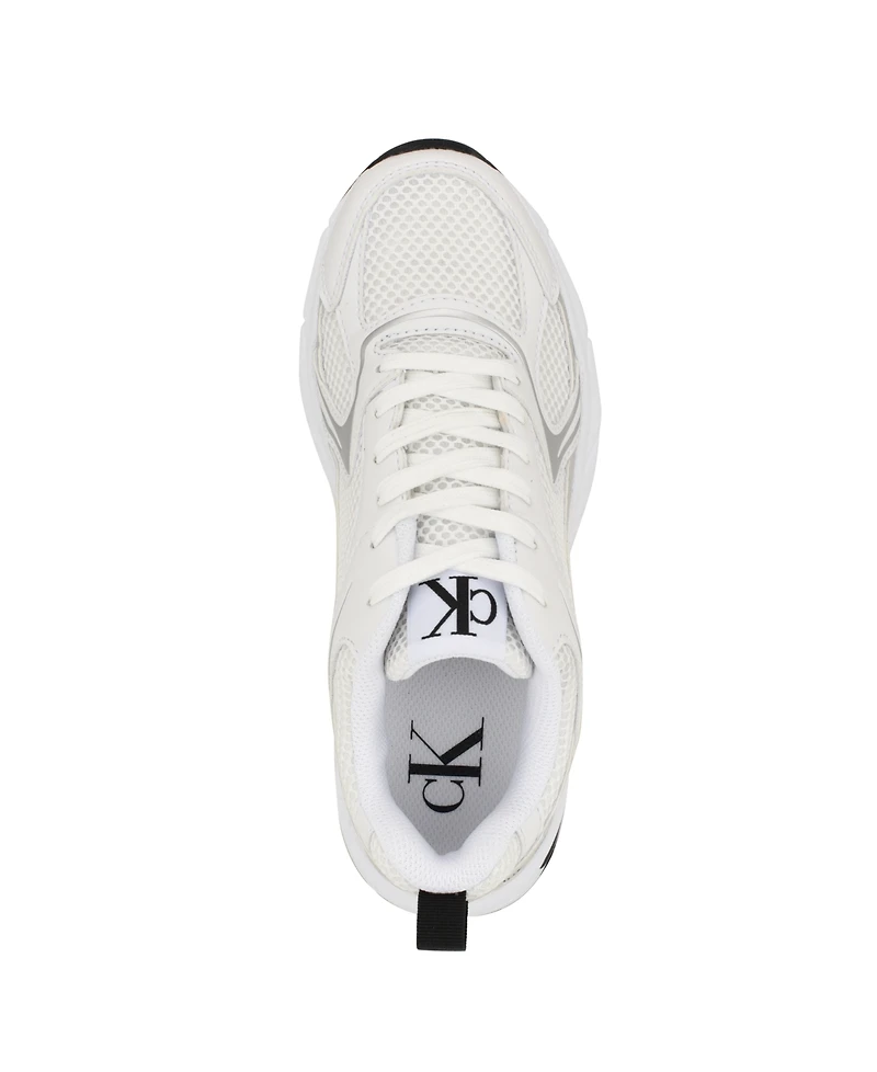 Calvin Klein Women's Lyam Lace-Up Round Toe Casual Sneakers