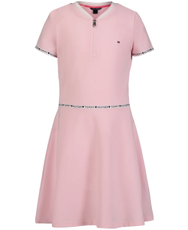 pink tommy hilfiger dress Women's Sleevless Boat Neck Fold Detail Crepe Sheath Mini Dress, Hot Pink, 10 at Amazon Women's Clothing store Designed with a classic shirtdress silhouette Pink Dress VIS FOULLARD SHIRT