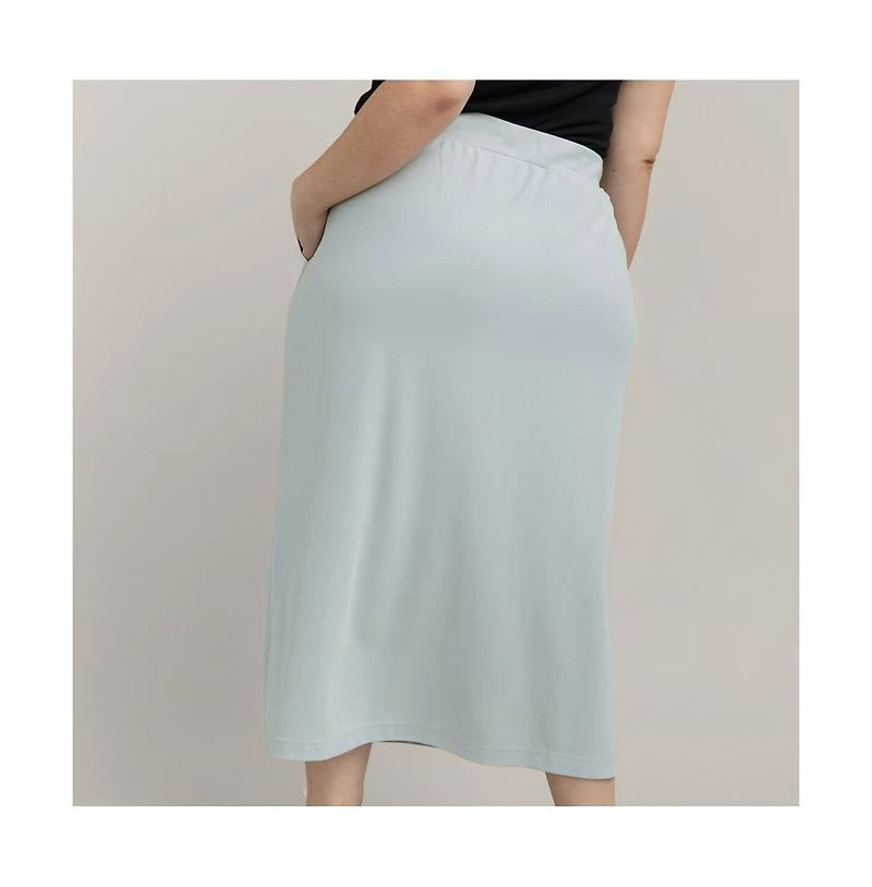 Cozy Earth Women's Modern Modal Midi Skirt