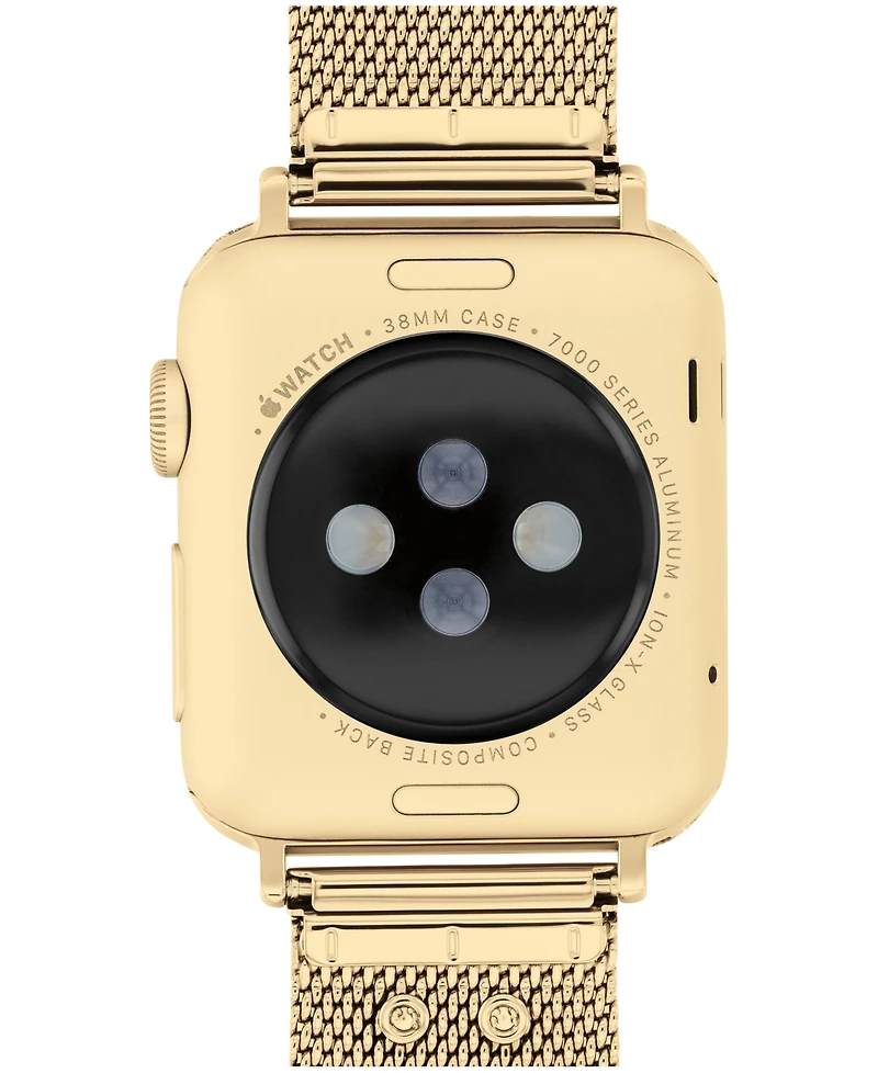 Coach Gold-Tone Stainless Steel Mesh Bracelet for 38, 40, 41mm Apple Watch