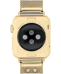 Coach Gold-Tone Stainless Steel Mesh Bracelet for 38, 40, 41mm Apple Watch