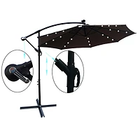Streamdale 10ft Solar Led Patio Umbrella, Sun Shade, Waterproof