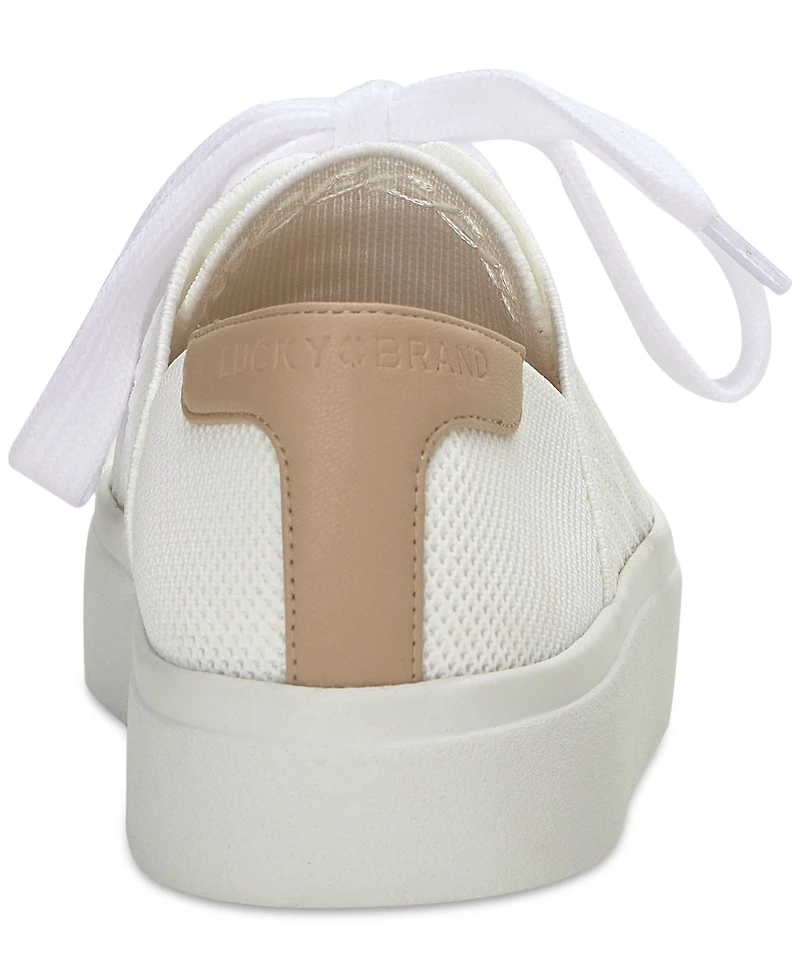 Lucky Brand Women's Talena Knit Lace-Up Sneakers