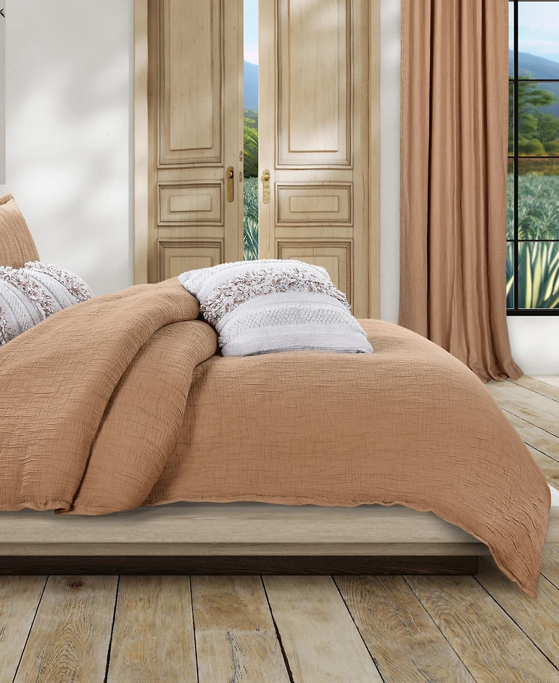 White Sand South Seas Cotton Duvet Cover, King/California King