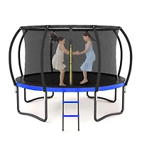 Streamdale Furniture Outdoor Trampoline with Safety Enclosure and Accessories