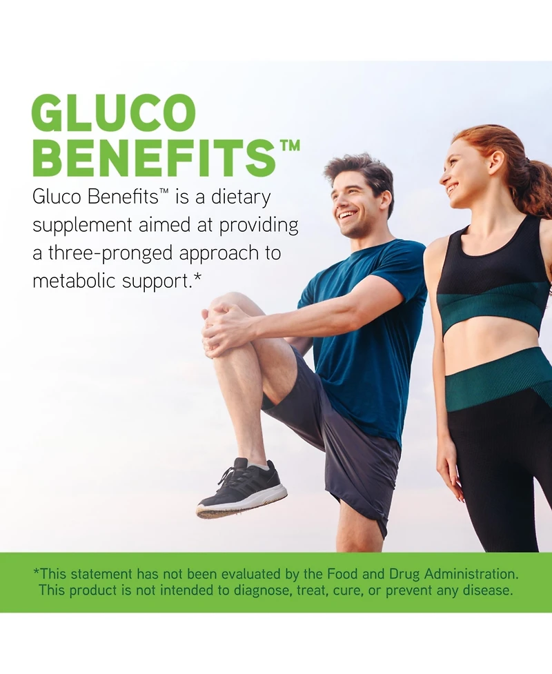 DaVinci Laboratories DaVinci Labs Gluco Benefits - Dietary Supplement to Support Healthy Metabolism and Enhanced Cellular Energy