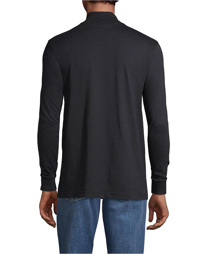 Lands' End Men's Super-t Mock Turtleneck