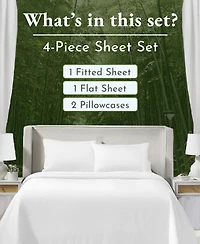 Full 4 Piece Rayon from Bamboo Deep Pocket Sheet Set