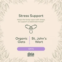 Gaia Herbs Emotional Balance - Stress Support Supplement to Help the Body Cope with Stress - With St. John s Wort, Passionflower, Vervain, and Oats