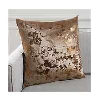 Safavieh Edmee Metallic 24" x 24" Pillow