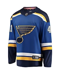 Men's Fanatics Robert Bortuzzo Blue St. Louis Blues Breakaway Player Jersey