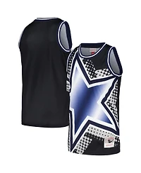Men's Mitchell & Ness Black Dallas Cowboys Big Face 7.0 Fashion Tank Top