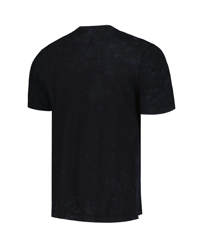 Men's and Women's The Wild Collective Black Distressed San Francisco 49ers Tour Band T-shirt