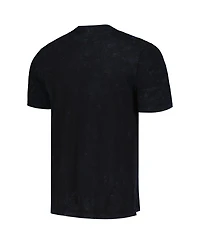 Men's and Women's The Wild Collective Black Distressed San Francisco 49ers Tour Band T-shirt