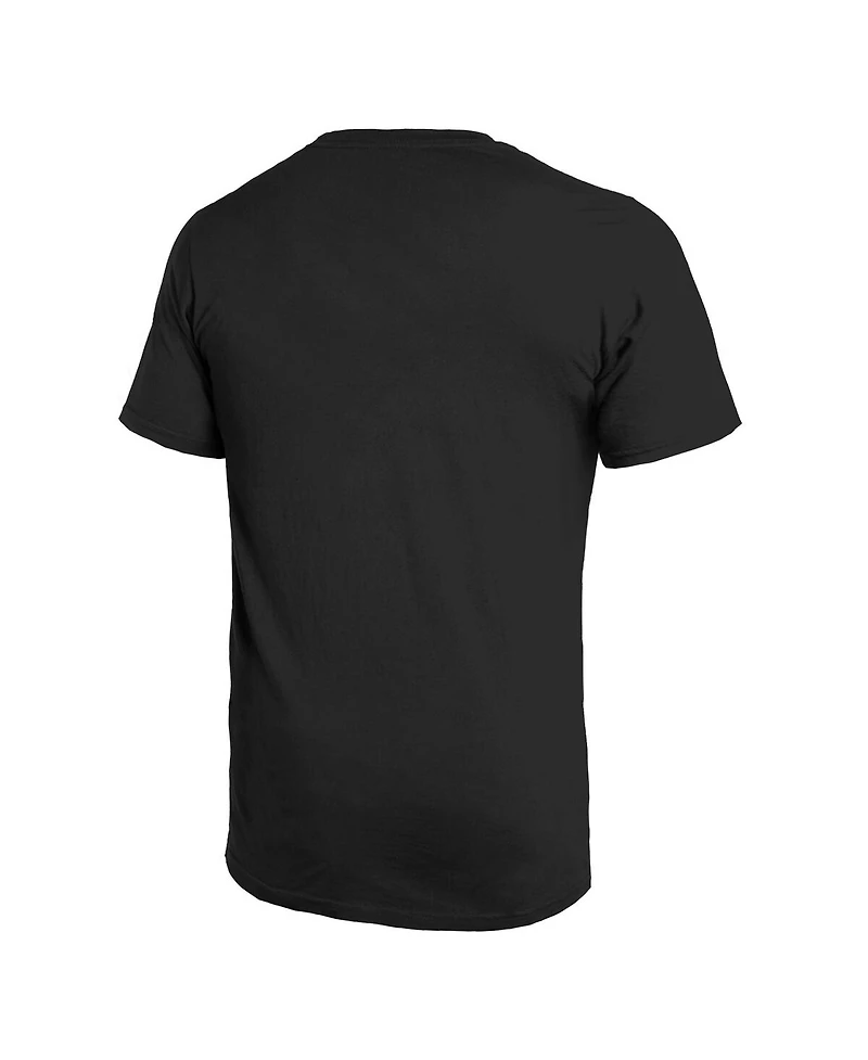 Men's Majestic Threads Travis Kelce Black Kansas City Chiefs Player Graphic Oversized T-shirt