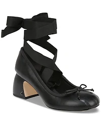 Circus Ny by Sam Edelman Della Lace-Up Block-Heel Ballet Pumps