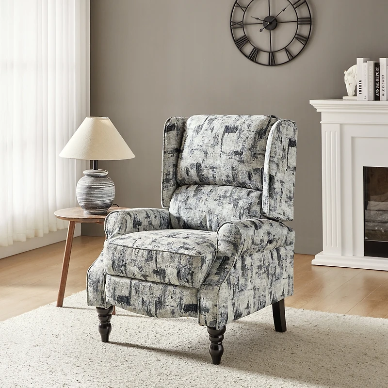 Asikli Manual Recliner with Wingback Design