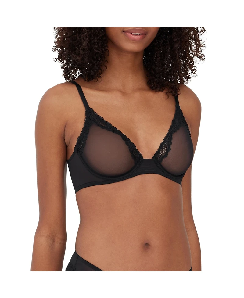 Women's Passion Mesh Unlined Underwire Bra