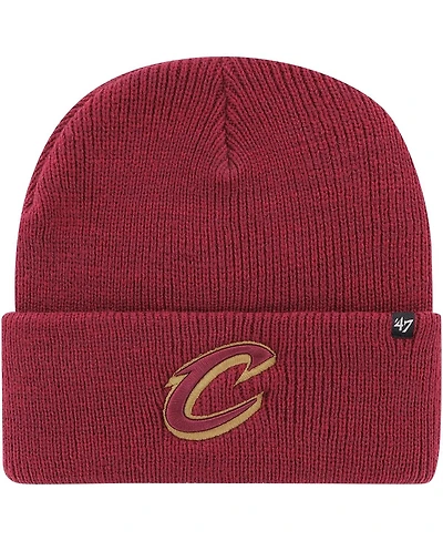 Men's '47 Brand Wine Cleveland Cavaliers Brain Freeze Cuffed Knit Hat