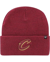 Men's '47 Brand Wine Cleveland Cavaliers Brain Freeze Cuffed Knit Hat