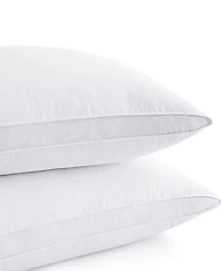 Unikome 100% Cotton Medium Soft Down and Feather Gusseted 2-Pack Pillows