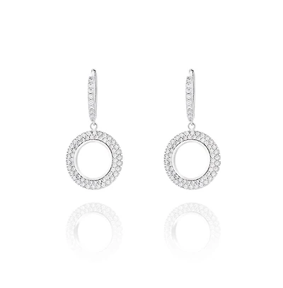 Cubic Zirconia Dangle Earrings for Women