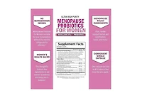 Menopause Support Probiotics - Hot Flashes, Night Sweats, Mood Swings