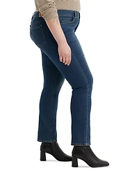 Levi's Trendy Plus 314 Mid-Rise Shaping Straight-Leg Jeans