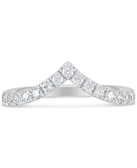 Grown With Love Igi Certified Lab Chevron Band (1/2 ct. t.w.) 14k White or Yellow Gold