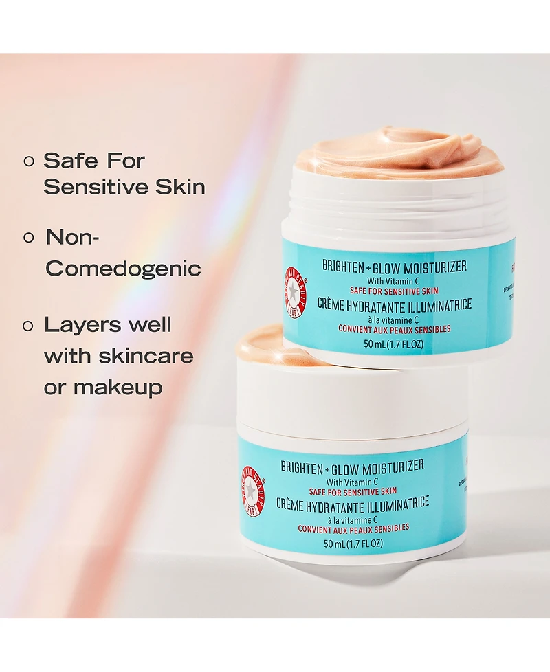 First Aid Beauty Brighten + Glow Moisturizer with Vitamin C, 1.7 oz.