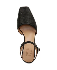 Naturalizer Wave Square Toe Ankle Strap Pumps