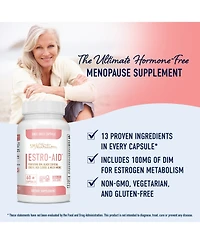 Menopause Supplement for Women, Hot Flashes & Night Sweats, Hormone Balance, Menopause Relief, Black Cohosh, Dim, Red Clover, SMNutrition, 60ct