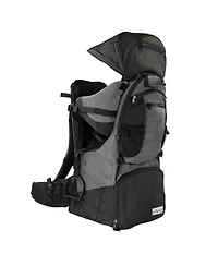 ClevrPlus Toddler Deluxe Outdoor Backpack Baby Carrier Light Outdoor Hiking, Grey