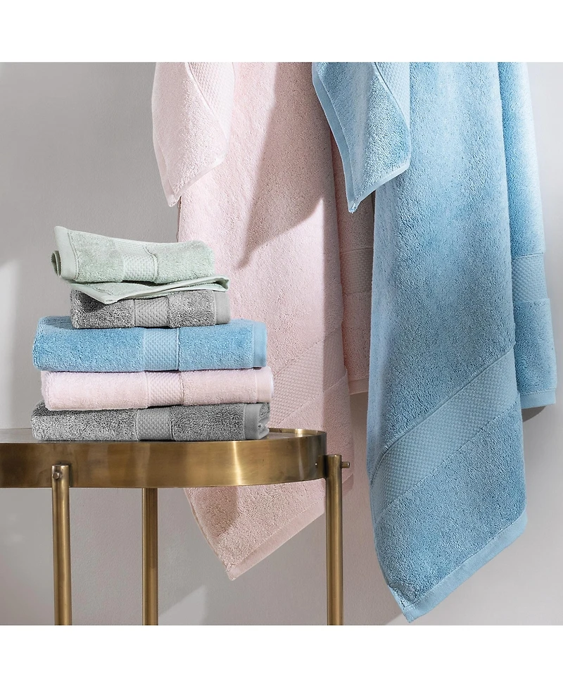 Aston & Arden Egyptian Cotton Luxury Bathroom Towel Set (6 Pieces: 2 Bath Towels 30x54, Hand 16x30, Washcloths 13x13), 600GSM, Seven Color