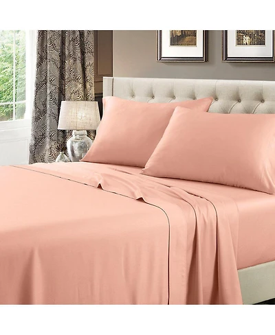 600 Thread Count Solid Cotton Sheets Set