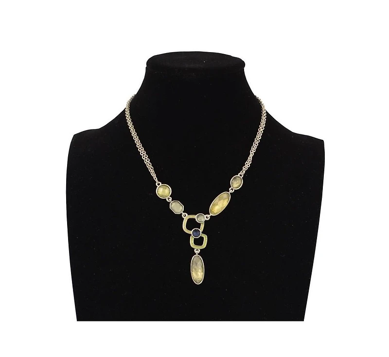 Kristin Statement Necklace With Colorful Crystal