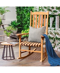 Outdoor Rocking Chair Single Rocker for Patio Deck