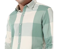 Campus Sutra Men's Cotton Buffalo Check Shirt