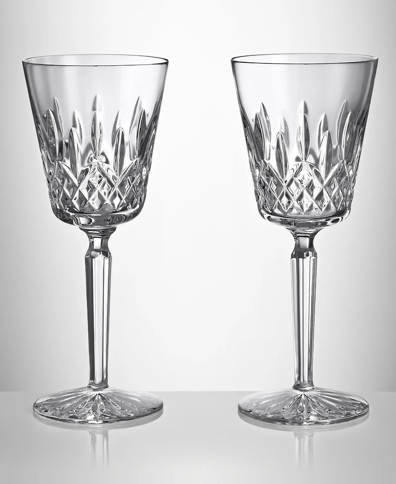 Lismore 2 Piece Tall Large Goblet Set, 14 oz