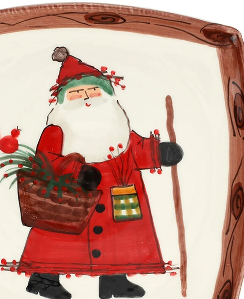 Old St. Nick Outdoorsman Square Platter