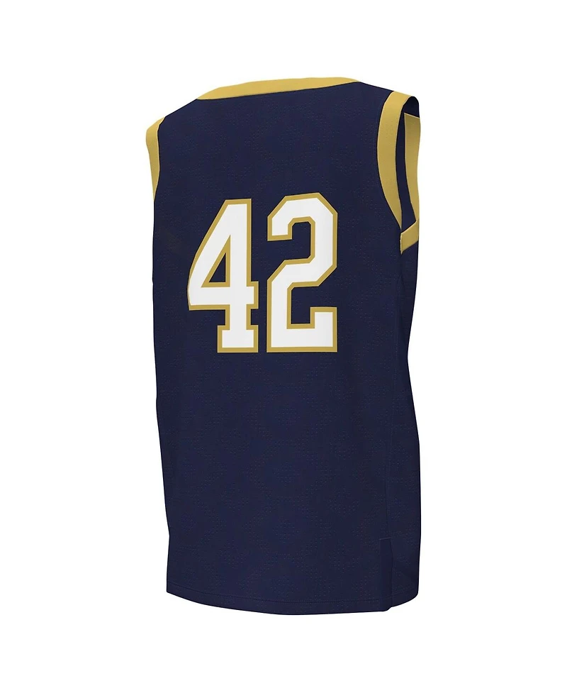 Big Boys Under Armour #42 Navy Notre Dame Fighting Irish Replica Basketball Jersey