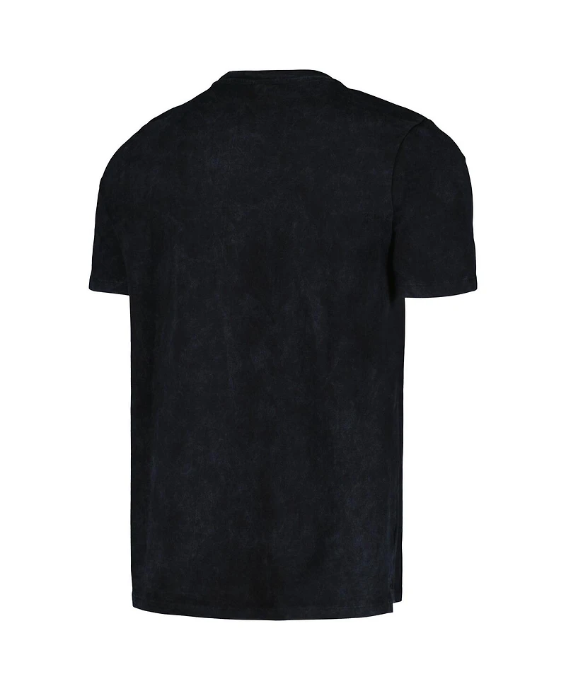 Men's and Women's The Wild Collective Black Distressed Boston Celtics Tour Band T-shirt